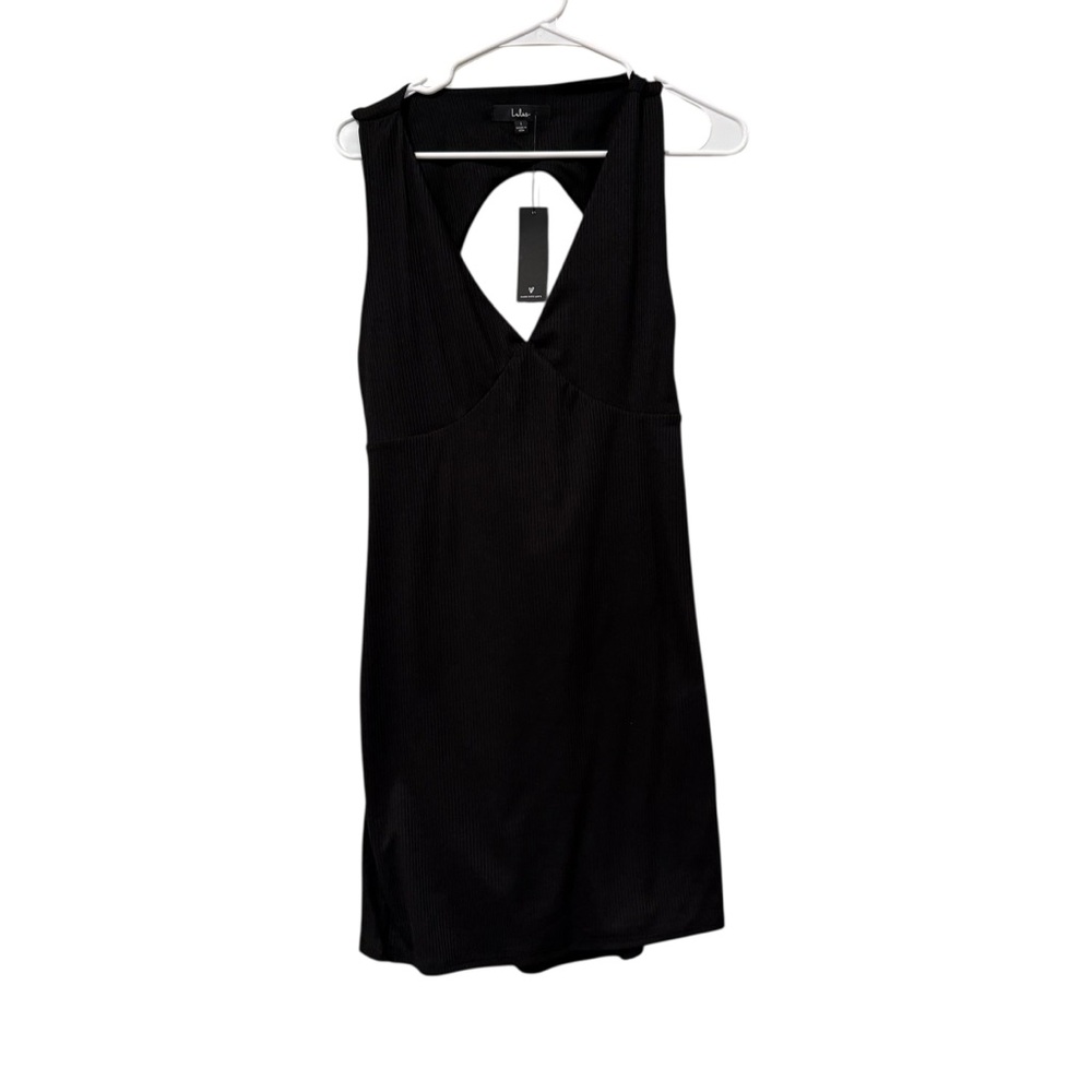 NWT- Lulu's Chic Black Backless Dress size L